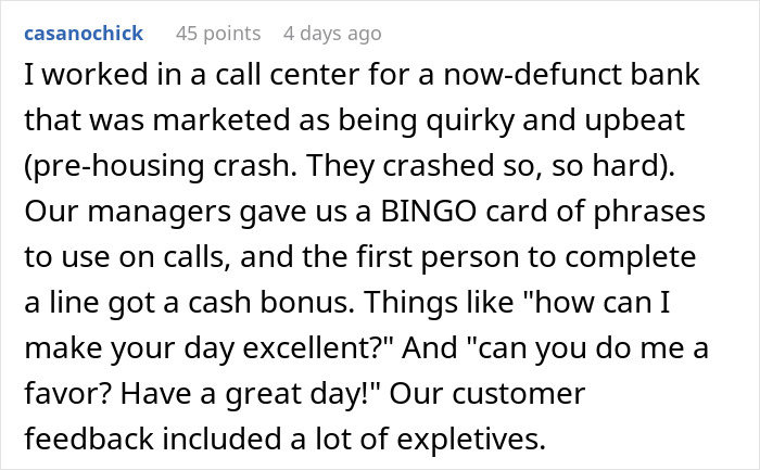 New Boss Demands Call Center Workers Stick To The Script Only, But One Call Changes Her Mind New Boss Demands Call Center Workers Stick To The Script Only, But One Call Changes Her Mind