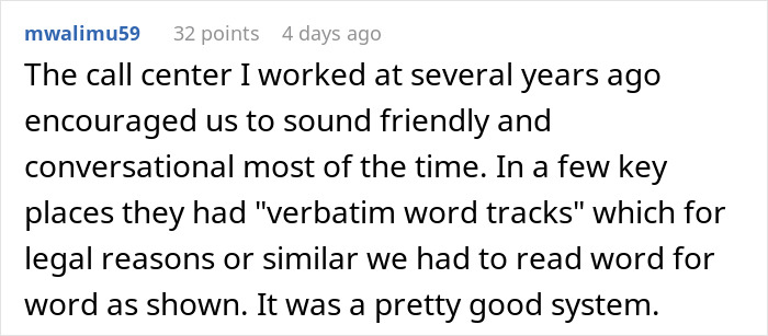 New Boss Demands Call Center Workers Stick To The Script Only, But One Call Changes Her Mind New Boss Demands Call Center Workers Stick To The Script Only, But One Call Changes Her Mind