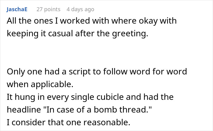 New Boss Demands Call Center Workers Stick To The Script Only, But One Call Changes Her Mind New Boss Demands Call Center Workers Stick To The Script Only, But One Call Changes Her Mind
