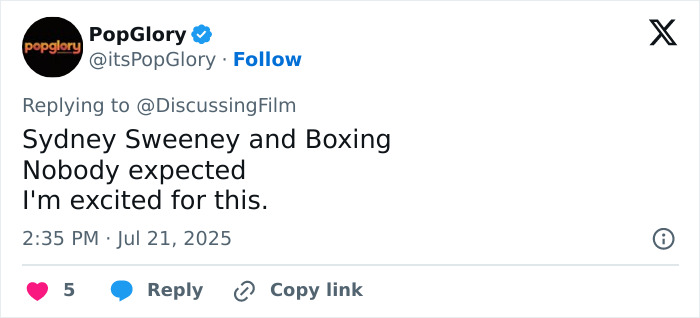 Sydney Sweeney&#8217;s Dramatic Body Transformation For Legendary Boxer&#8217;s Role Stuns Fans