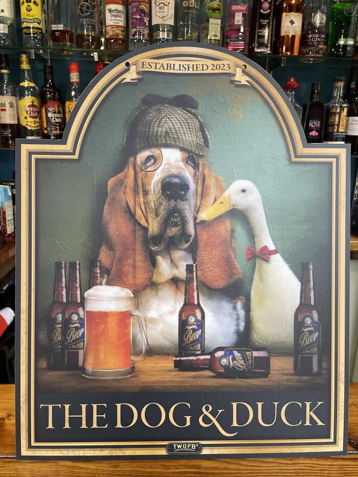 We Make Funny Pub Signs Featuring Random Animals (28 Pics) We Make Funny Pub Signs Featuring Random Animals (28 Pics)