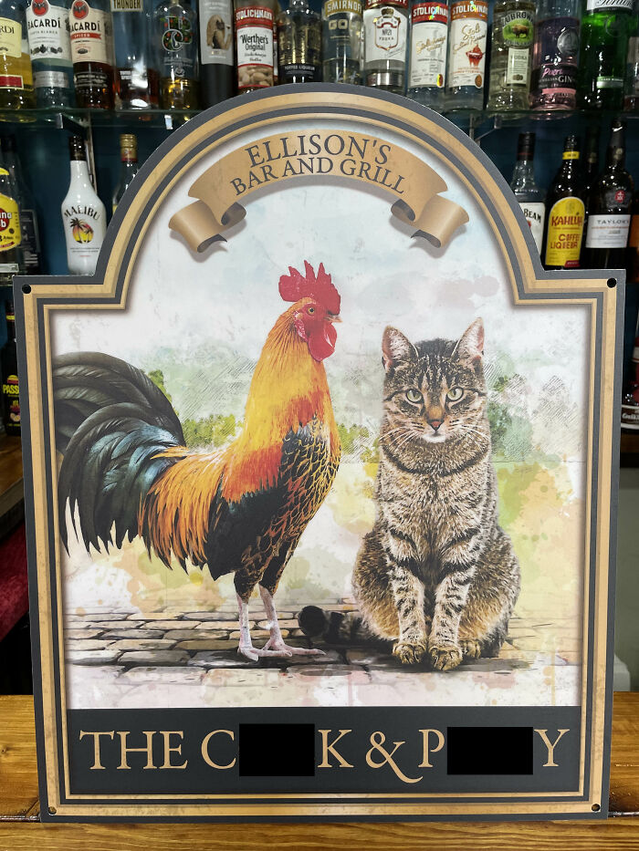 We Make Funny Pub Signs Featuring Random Animals (28 Pics) We Make Funny Pub Signs Featuring Random Animals (28 Pics)
