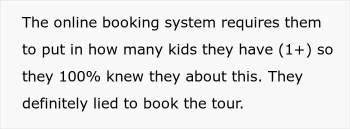 “AITA For Refusing A ‘Child Free’ Couple On A Tour Group For Families?”