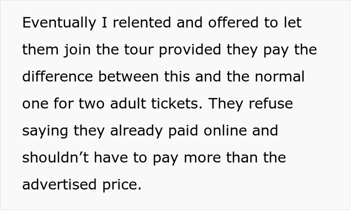 “AITA For Refusing A ‘Child Free’ Couple On A Tour Group For Families?”