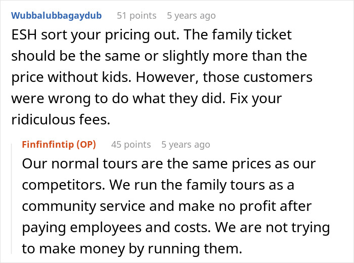 “AITA For Refusing A ‘Child Free’ Couple On A Tour Group For Families?”