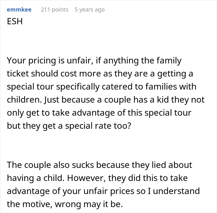 “AITA For Refusing A ‘Child Free’ Couple On A Tour Group For Families?”