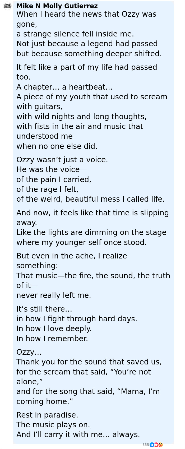 “The Guts It Took For Him To Get Through That Final Concert”: People Remember Ozzy Osbourne