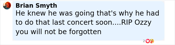 “The Guts It Took For Him To Get Through That Final Concert”: People Remember Ozzy Osbourne