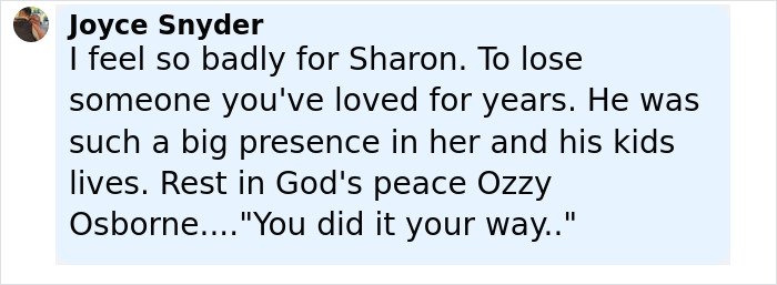 &ldquo;You Did It Your Way&rdquo;: Sharon Osbourne Granted Ozzy&rsquo;s Last Wish Just Weeks Before He Passed Away