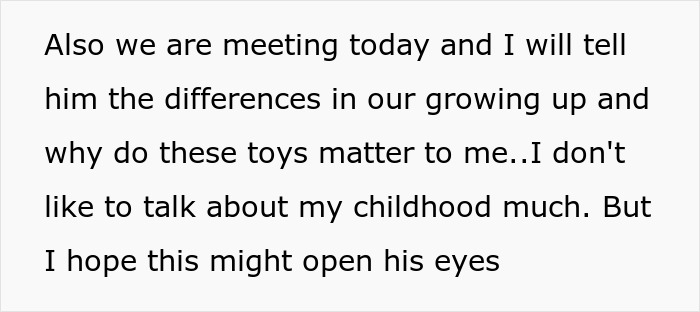 Woman Deals With Childhood Trauma By Collecting Toys, SIL Wants Them For Her Kids, Mad When Denied Woman Deals With Childhood Trauma By Collecting Toys, SIL Wants Them For Her Kids, Mad When Denied