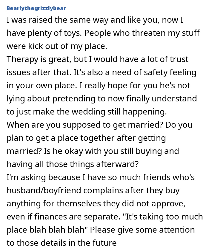 Woman Deals With Childhood Trauma By Collecting Toys, SIL Wants Them For Her Kids, Mad When Denied Woman Deals With Childhood Trauma By Collecting Toys, SIL Wants Them For Her Kids, Mad When Denied