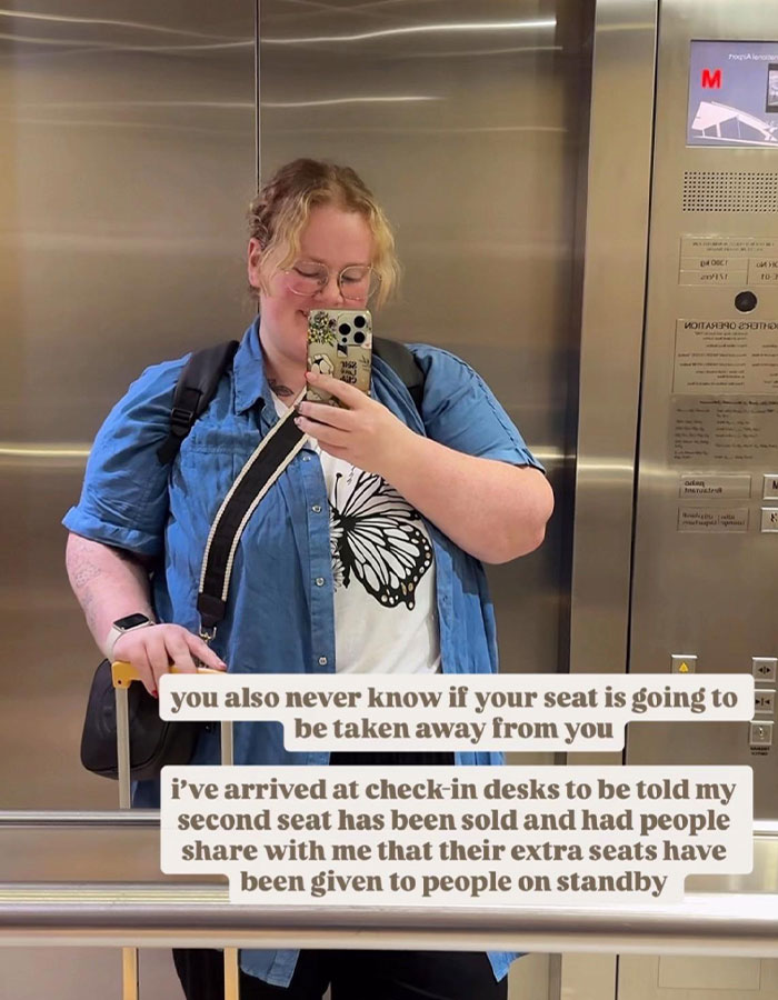 Proud Plus-Size Traveler Reveals Why She Won’t Book 2 Airline Seats, Gets Blasted As ‘Selfish’
