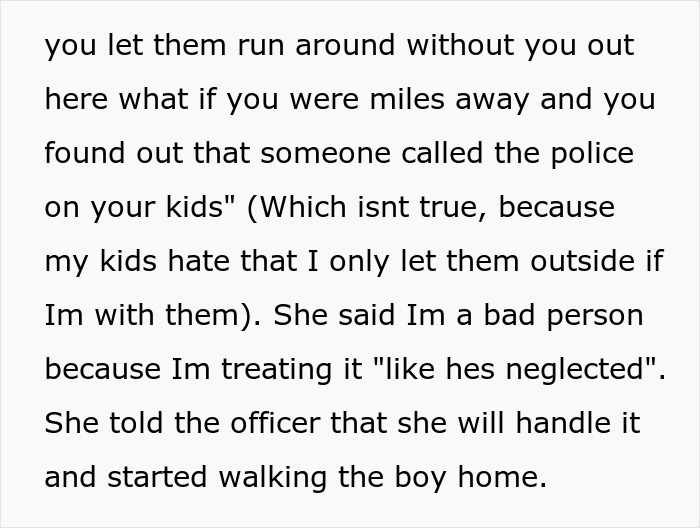 “[Am I The Jerk] For Calling The Police On A 2YO Child Running Around My Neighborhood Unsupervised?”
