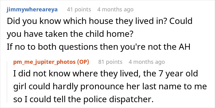 “[Am I The Jerk] For Calling The Police On A 2YO Child Running Around My Neighborhood Unsupervised?”