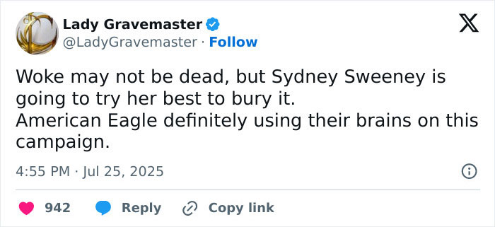 People Praise Comedian For Calling Out Everything &#8220;Wrong&#8221; With Sydney Sweeney&#8217;s Jeans Ad