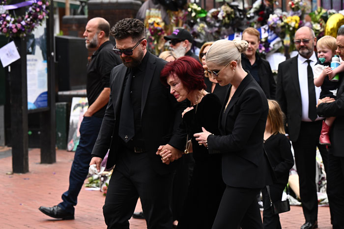 “She’s A Broken Woman”: Tearful Sharon Osbourne Joins Kids In Heartbreaking Farewell At Ozzy’s Funeral
