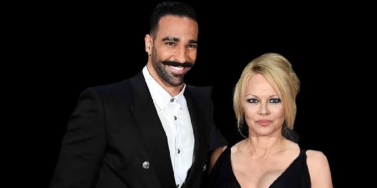Adil Rami and Pamela Anderson