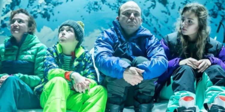 Bo Bragason in the Force Majeure theatre play