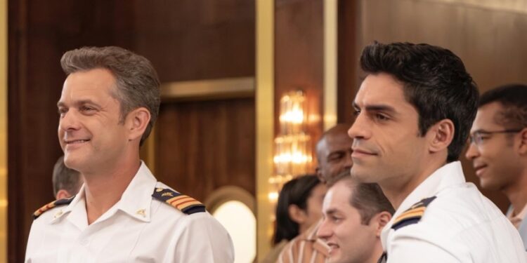 Joshua Jackson and Sean Teale in Doctor Odyssey Joshua Jackson and Sean Teale in Doctor Odyssey