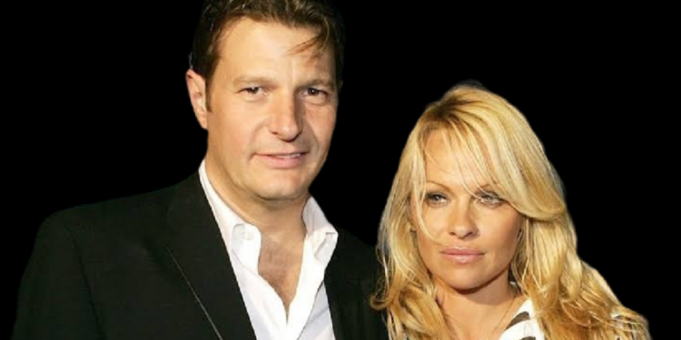 Pamela Anderson and Laurence Hallier