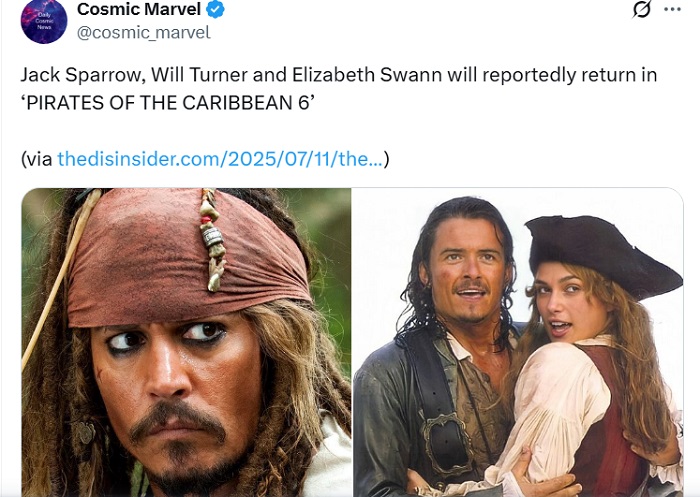 Pirates of the Caribbean 6 cast