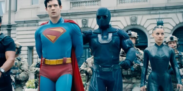 Ultraman and Superman in Superman 2025