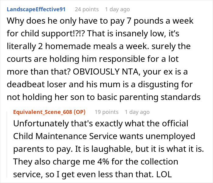 Mom Claps Back At Ex’s Family With Screenshots After Being Accused Of Spending His Nonexistent Money