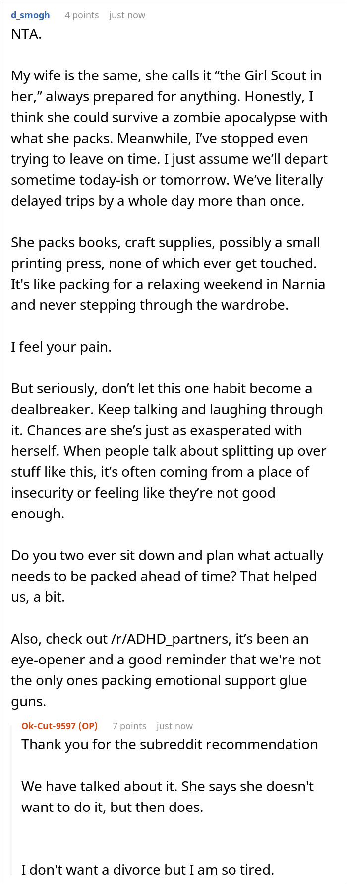 Wife Files For Divorce After Husband Points Out Her Weird Quirk That Made Traveling Difficult