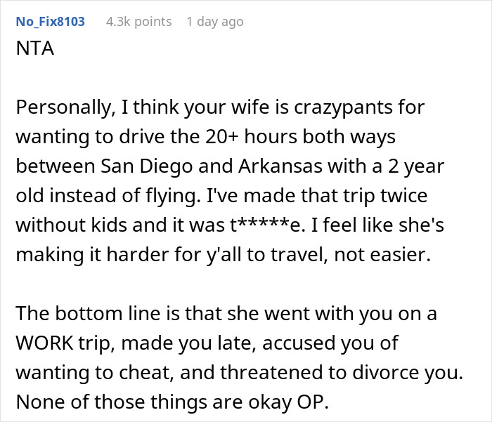 Wife Files For Divorce After Husband Points Out Her Weird Quirk That Made Traveling Difficult
