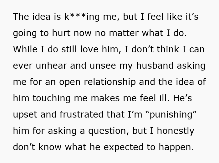Woman Is Heartbroken That Husband Suggests Trying Out Polyamory After 1 Year Of Marriage