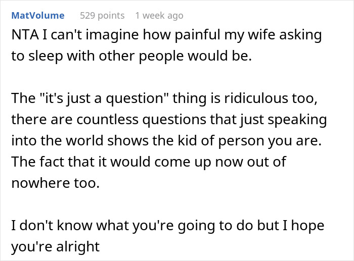 Woman Is Heartbroken That Husband Suggests Trying Out Polyamory After 1 Year Of Marriage