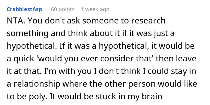 Woman Is Heartbroken That Husband Suggests Trying Out Polyamory After 1 Year Of Marriage