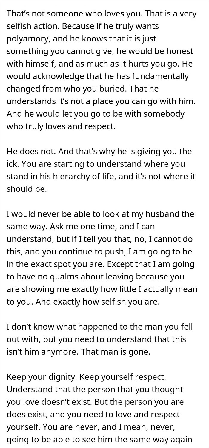 Woman Is Heartbroken That Husband Suggests Trying Out Polyamory After 1 Year Of Marriage