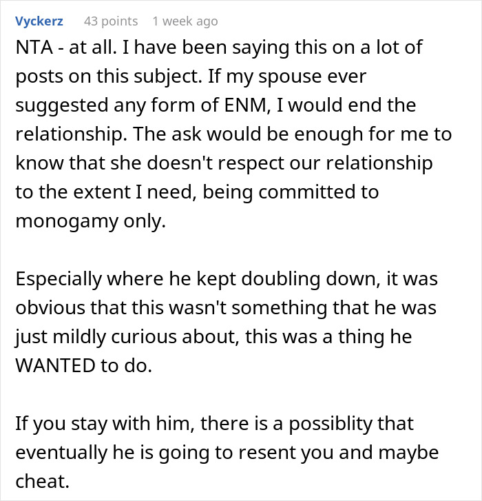 Woman Is Heartbroken That Husband Suggests Trying Out Polyamory After 1 Year Of Marriage