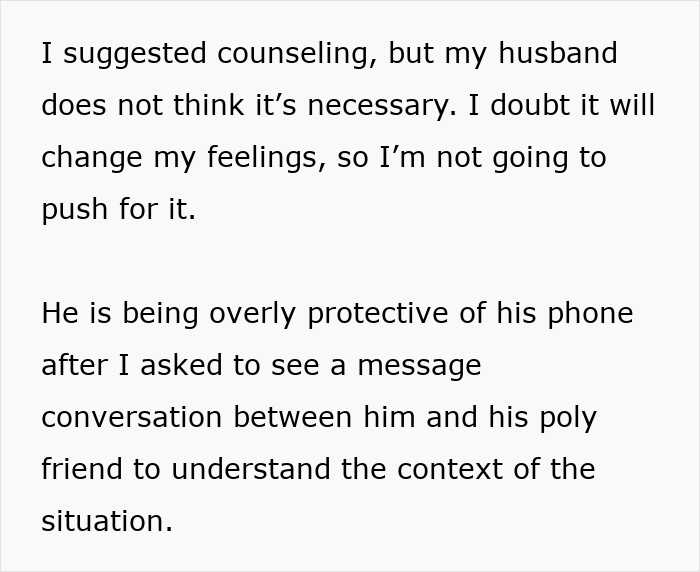 Woman Is Heartbroken That Husband Suggests Trying Out Polyamory After 1 Year Of Marriage