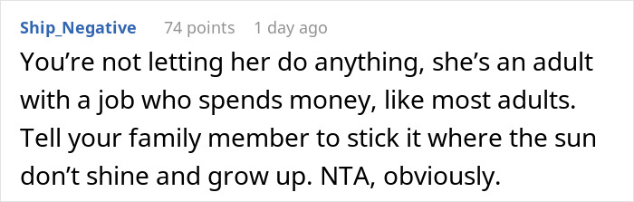 21YO Spends Her Hard-Earned Money On Family Vacation, Aunt Is Upset She’s Making Her Cousins Jealous