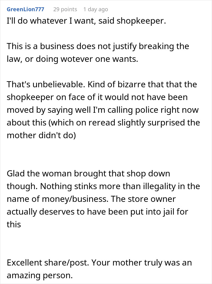 Shop Owner Says &#8220;If You Don’t Like It, Tell The News&#8221;, So This Mom Did Exactly That