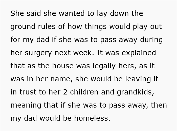 Woman Plans To Leave Long-Term Partner Homeless If She Dies After 20 Years Of Living Together