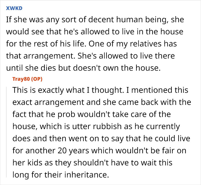 Woman Plans To Leave Long-Term Partner Homeless If She Dies After 20 Years Of Living Together