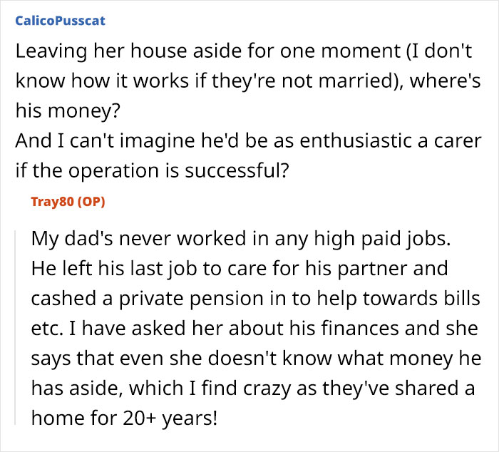 Woman Plans To Leave Long-Term Partner Homeless If She Dies After 20 Years Of Living Together