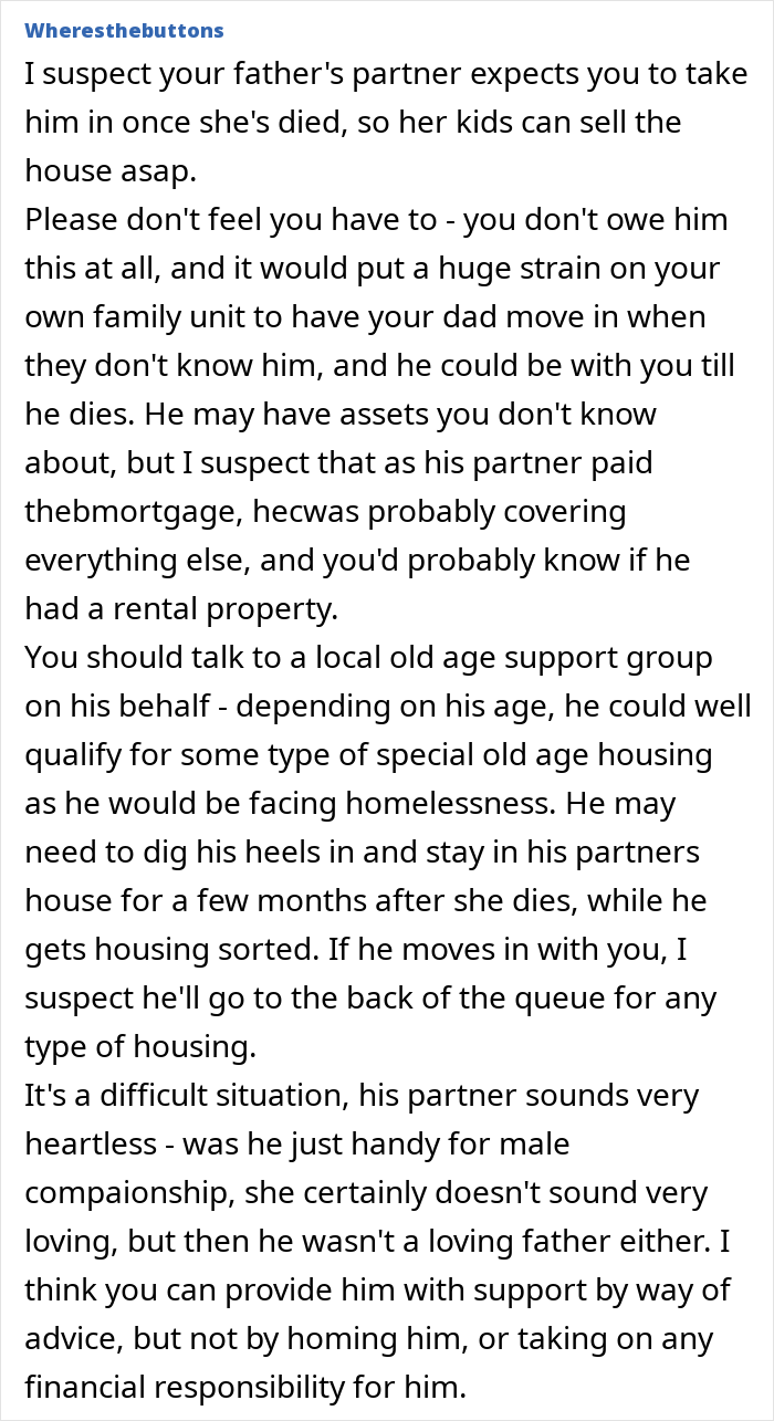 Woman Plans To Leave Long-Term Partner Homeless If She Dies After 20 Years Of Living Together