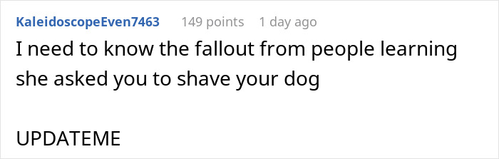 Bridesmaid Expected To Shave Her Dog For Bestie&#8217;s Wedding, Chooses To Be A No-Show Instead