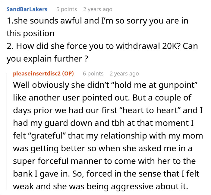 &#8220;She Thinks She&#8217;s Entitled To This Money&#8221;: Mom Sinks Her Claws Into Daughter&#8217;s Inheritance Of $160K