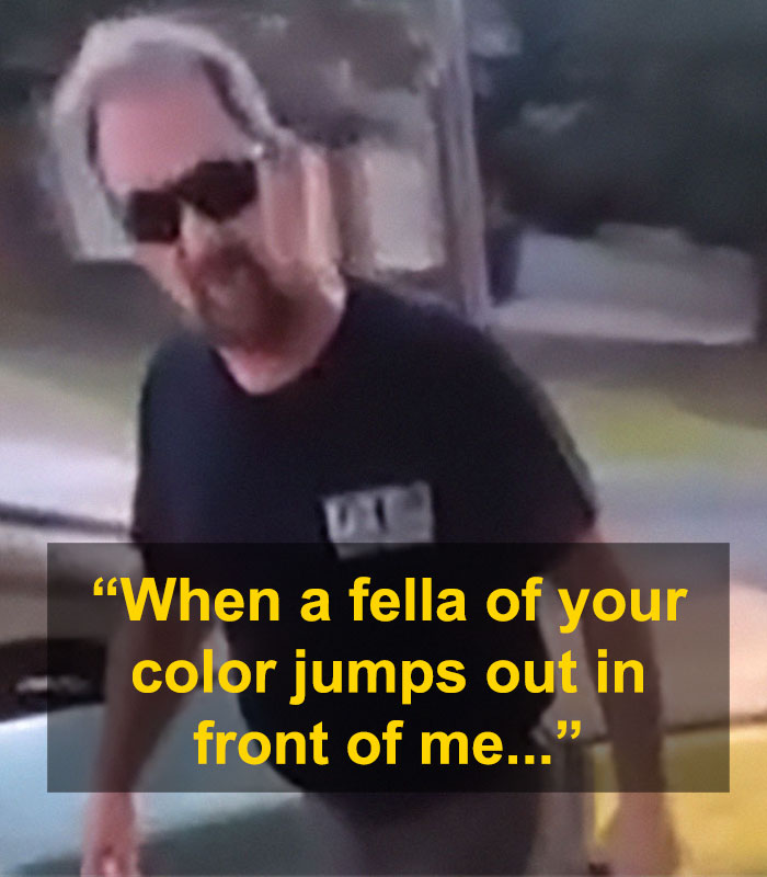 Instant Karma Hits &#8216;Racist&#8217; Driver Moments After He Flipped Off Bystander