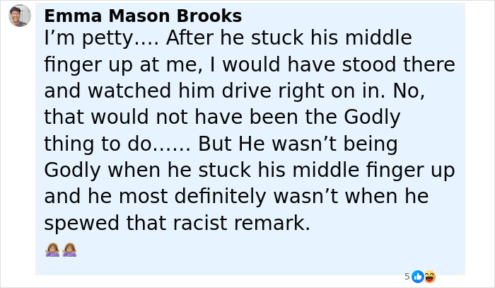 Instant Karma Hits &#8216;Racist&#8217; Driver Moments After He Flipped Off Bystander