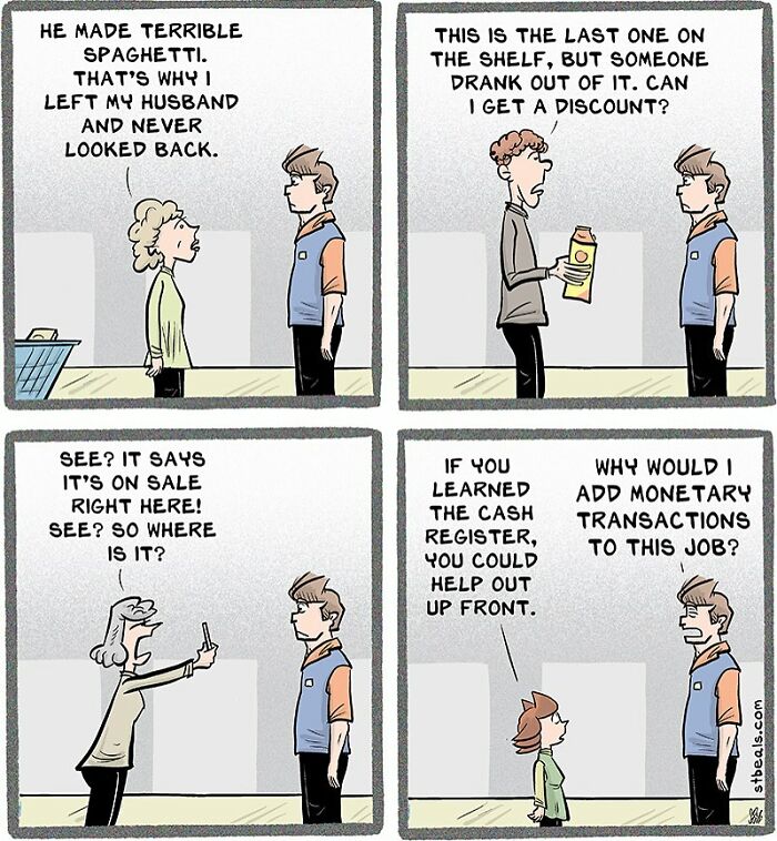 40 Hilariously Relatable Comics About Retail Life By Stephen Beals (New Pics)