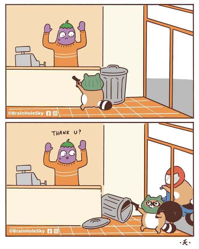 48 Funny Comics By BrainHoleSky That Feature All Kinds Of Cute Animals (New Pics)