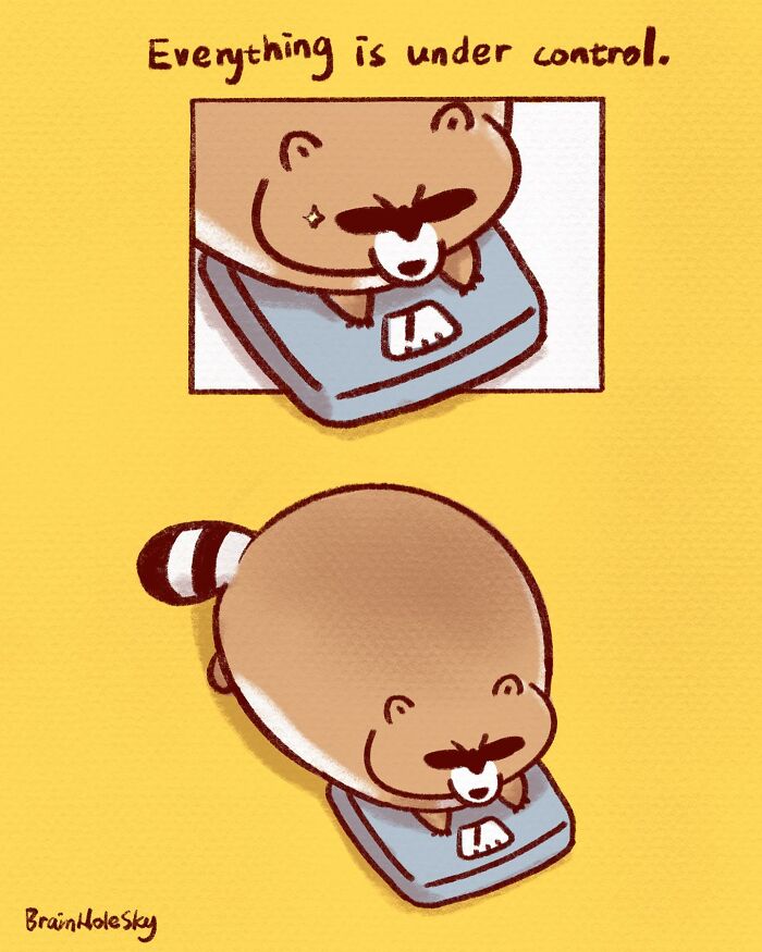 48 Funny Comics By BrainHoleSky That Feature All Kinds Of Cute Animals (New Pics)