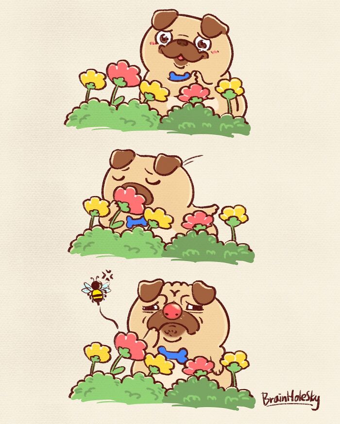 48 Funny Comics By BrainHoleSky That Feature All Kinds Of Cute Animals (New Pics)