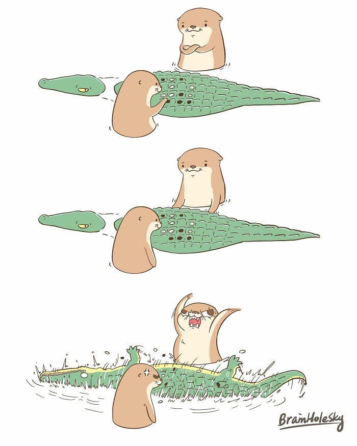 48 Funny Comics By BrainHoleSky That Feature All Kinds Of Cute Animals (New Pics)
